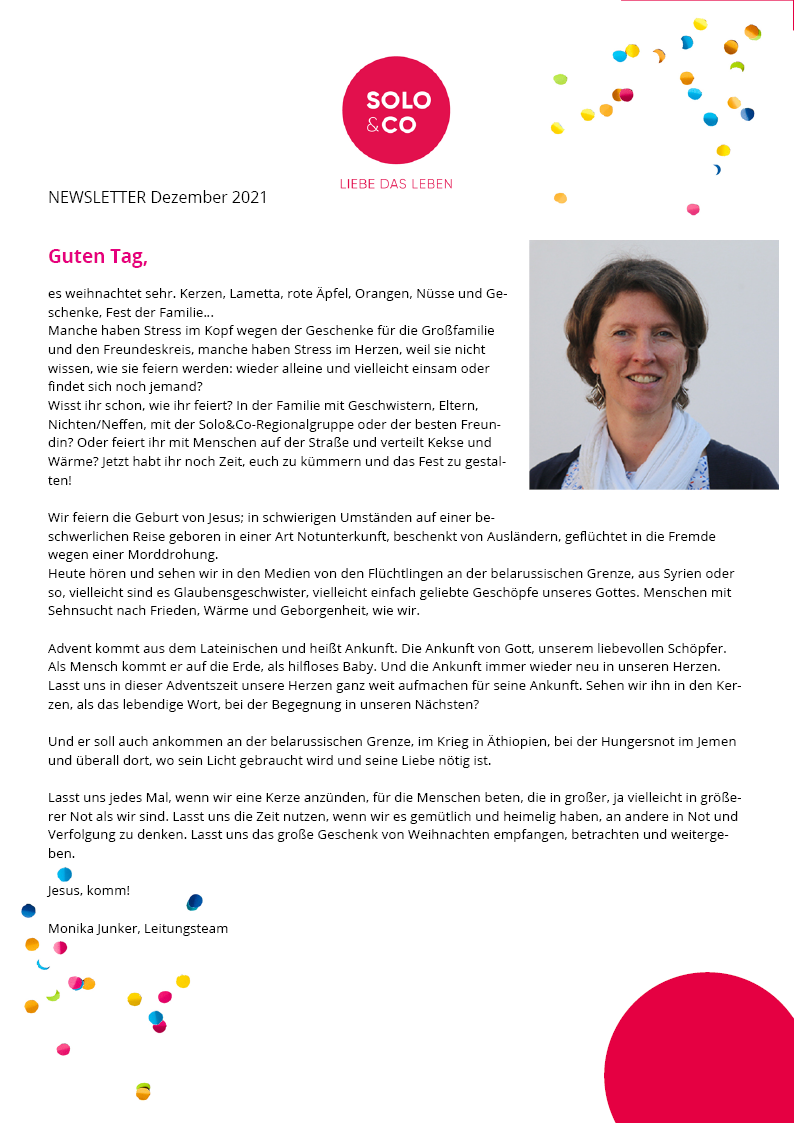 Newsletter Dezember 2021