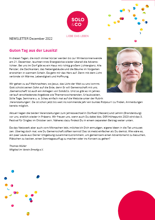 Newsletter Dezember 2022