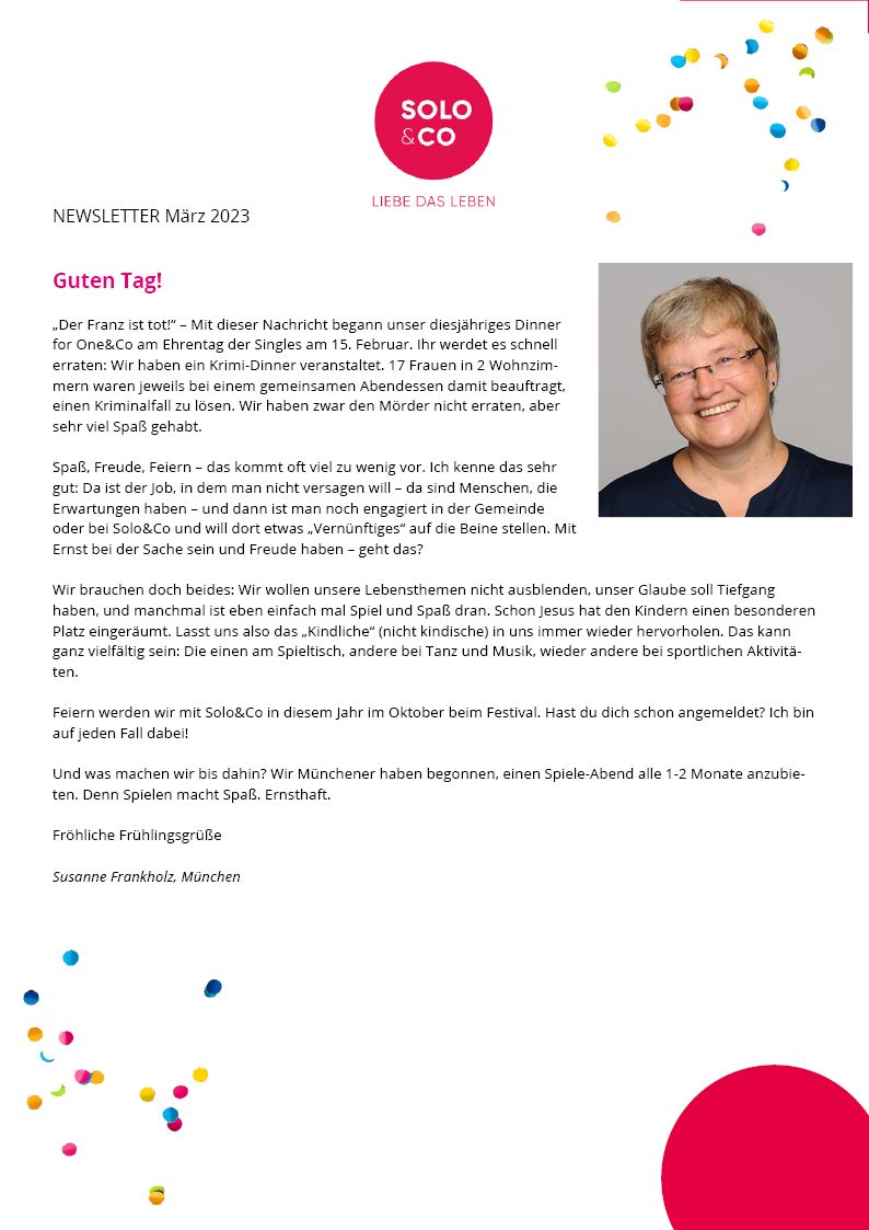 Newsletter März 2023